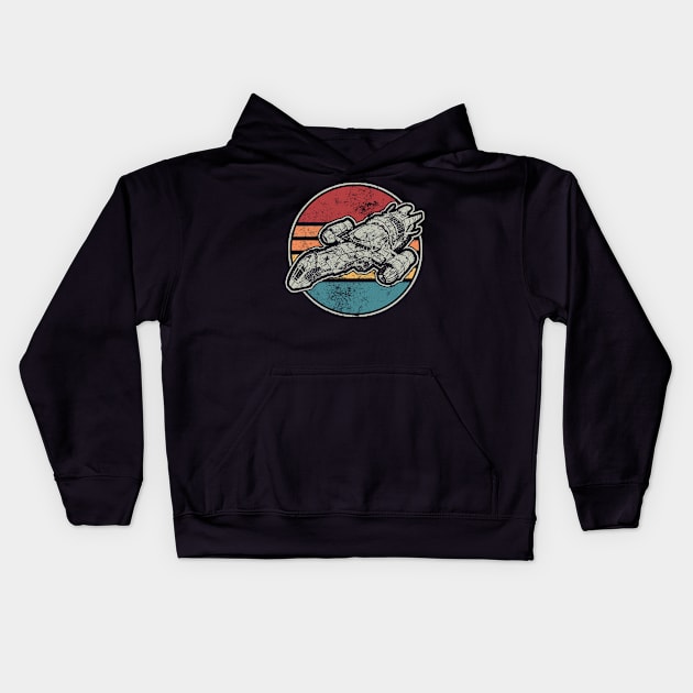 Vintage Serenity Kids Hoodie by FanFreak